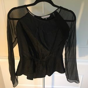 100% silk Rebecca Taylor blouse